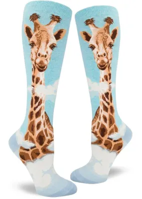 Giraffe | Roll Top | Women's Knee-high