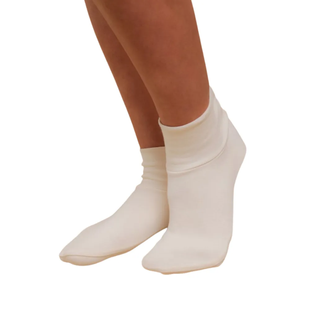 100% Organic Cotton Booties for Adults - 2 Pack