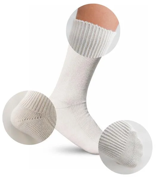 100% Organic Cotton Socks for Adults (Midweight) - 2 Pack