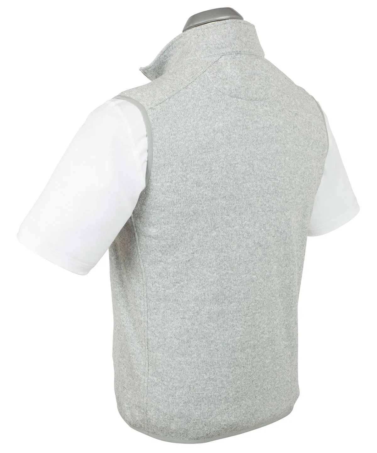 124th U.S. Open Men's Bobby Jones Heathered Full Zip Fleece Vest