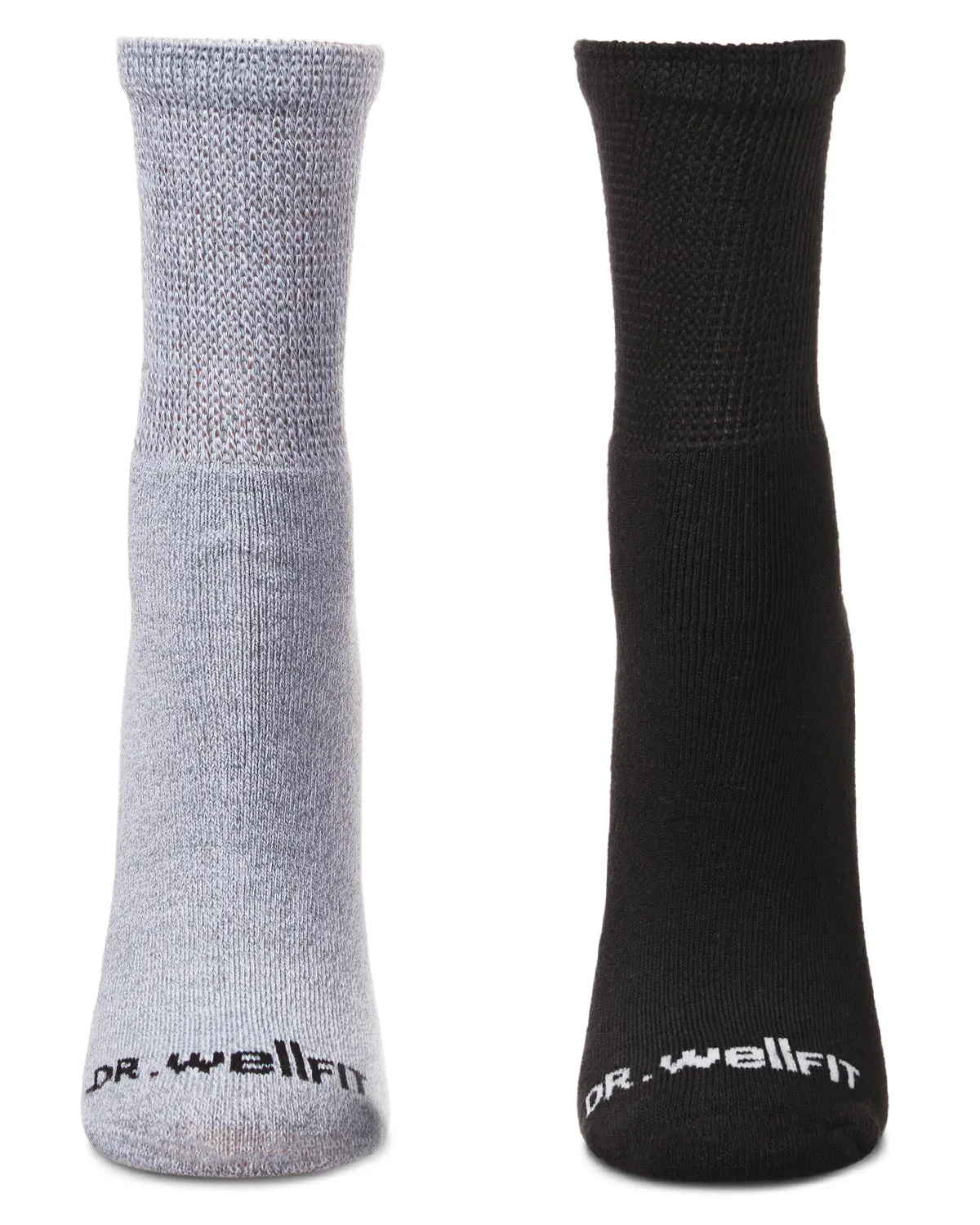 2 Pair Pack Diabetic Full Cushioned Quarter Socks