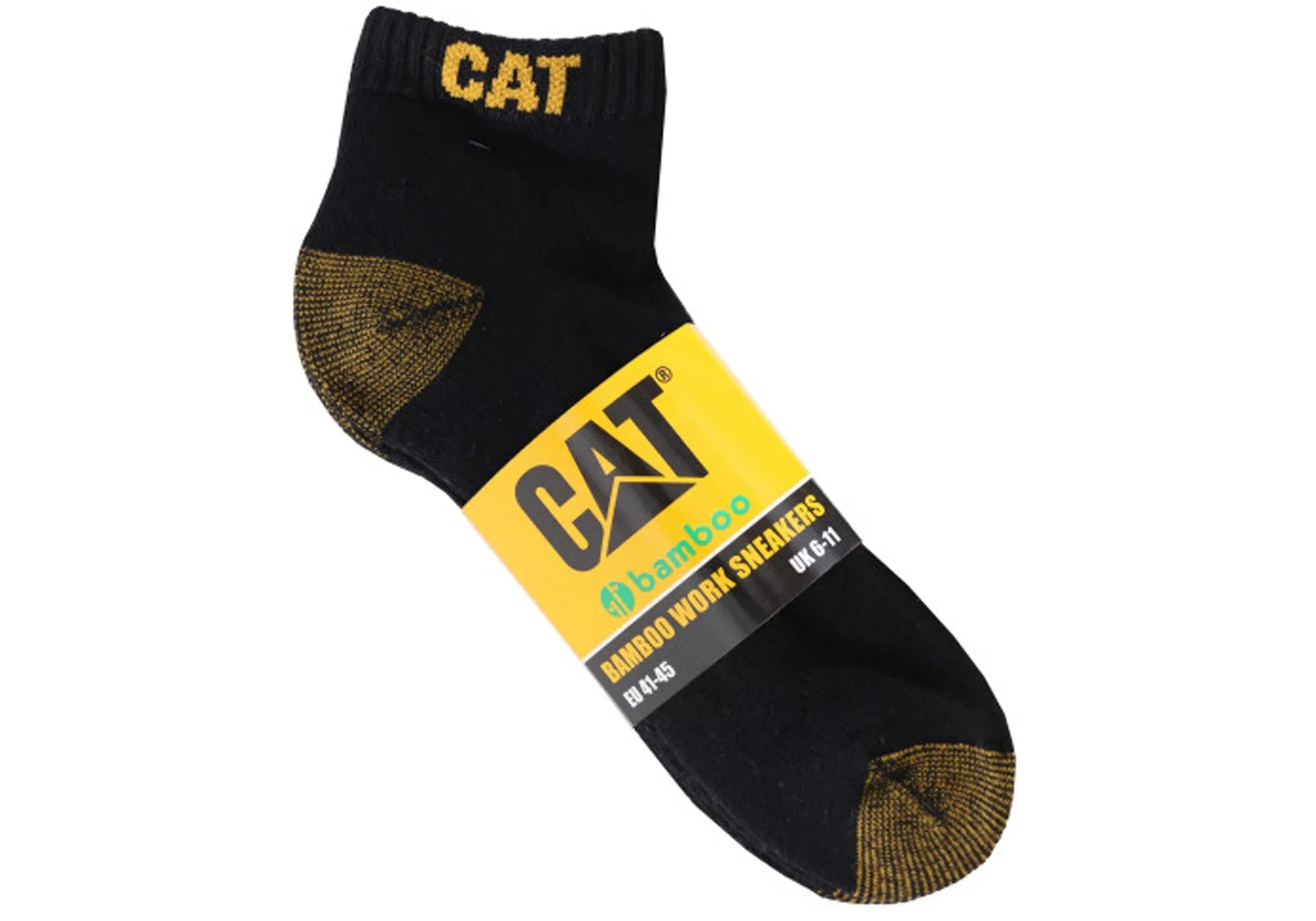 5 Pairs of Caterpillar Mens Bamboo Ankle Socks