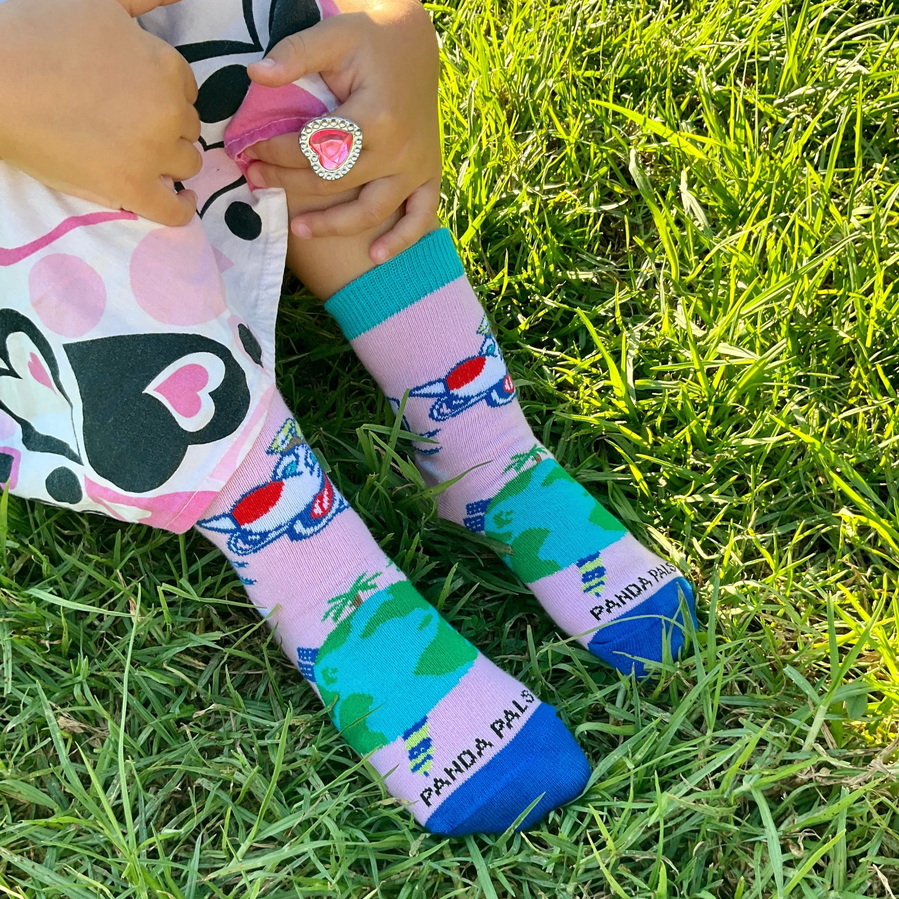 Airplane Socks from the Sock Panda (Ages 3-7)