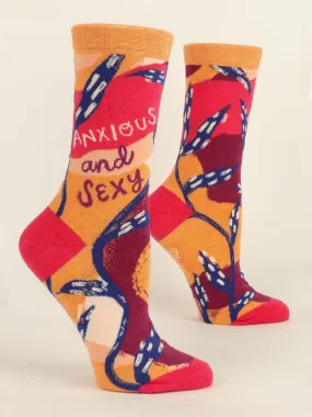 Anxious and Sexy W-Crew Socks