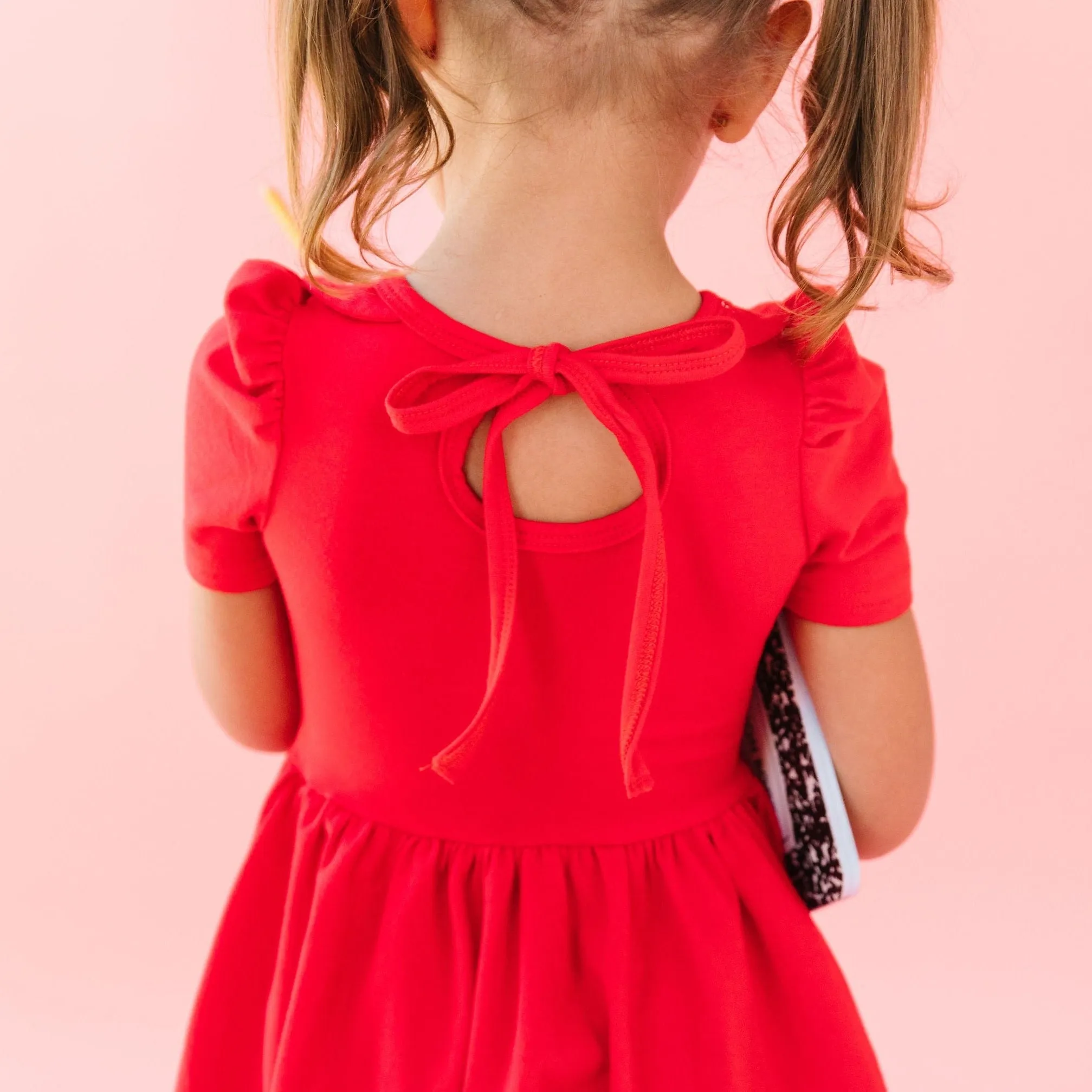 Apple Red Twirl Dress