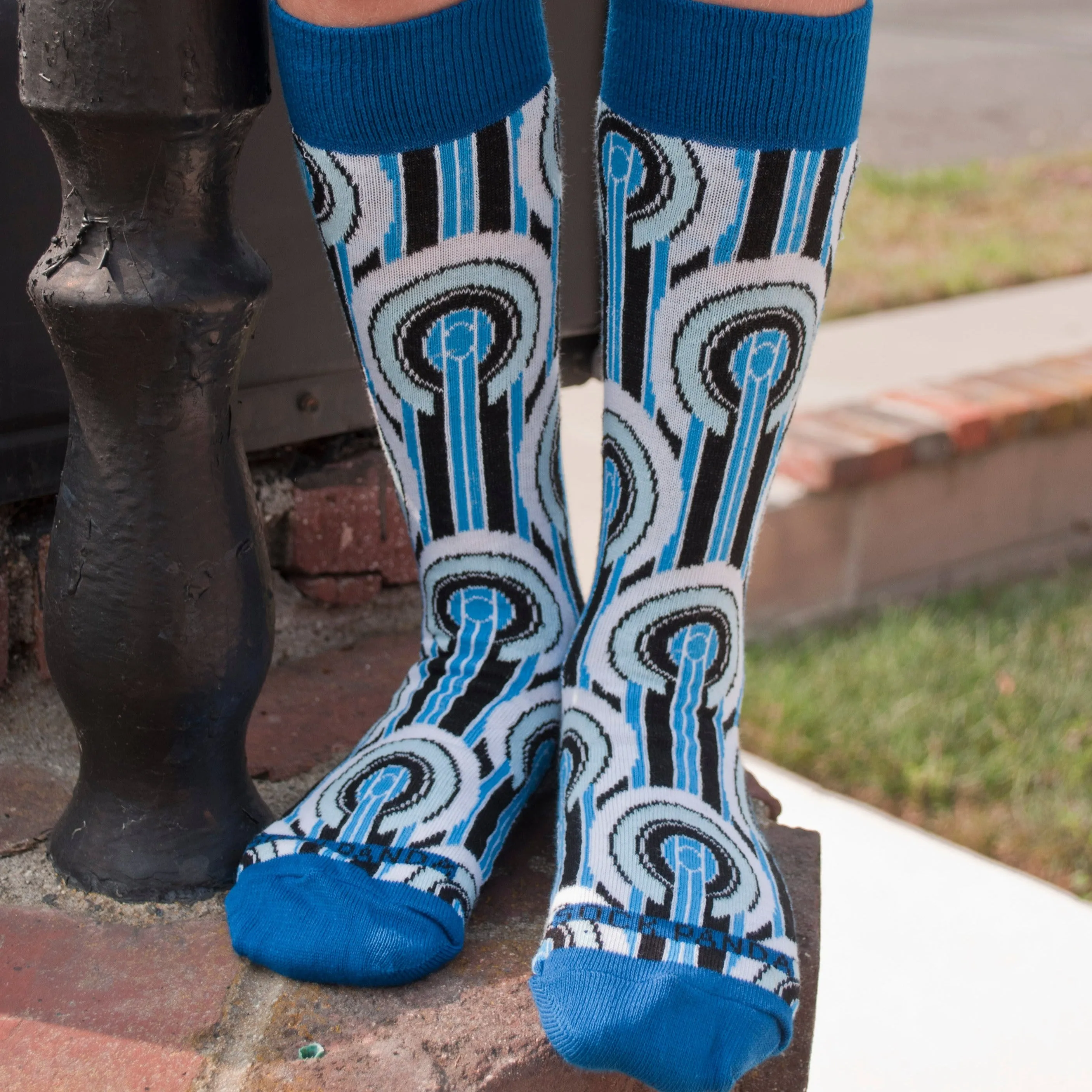 Art Deco Patterned Socks from the Sock Panda