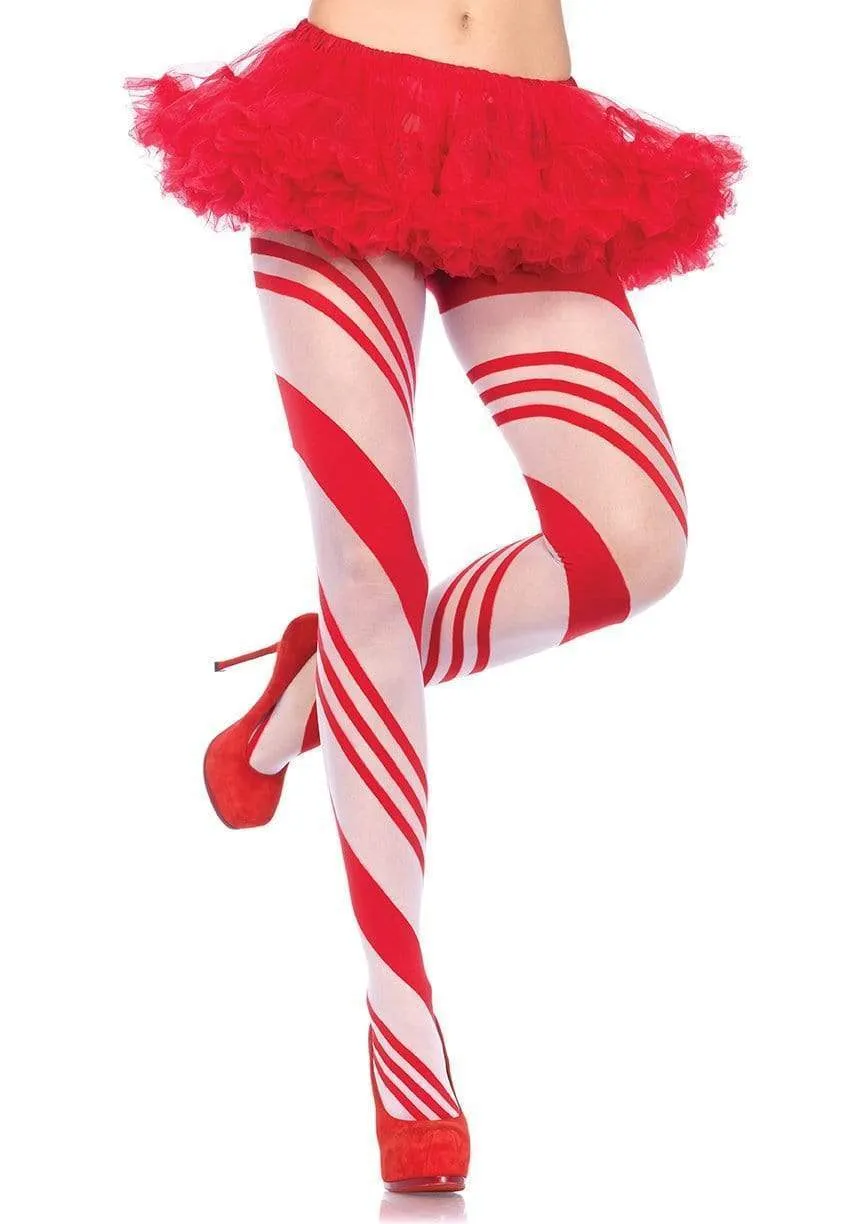 Arya Sheer Candy Striped Tights