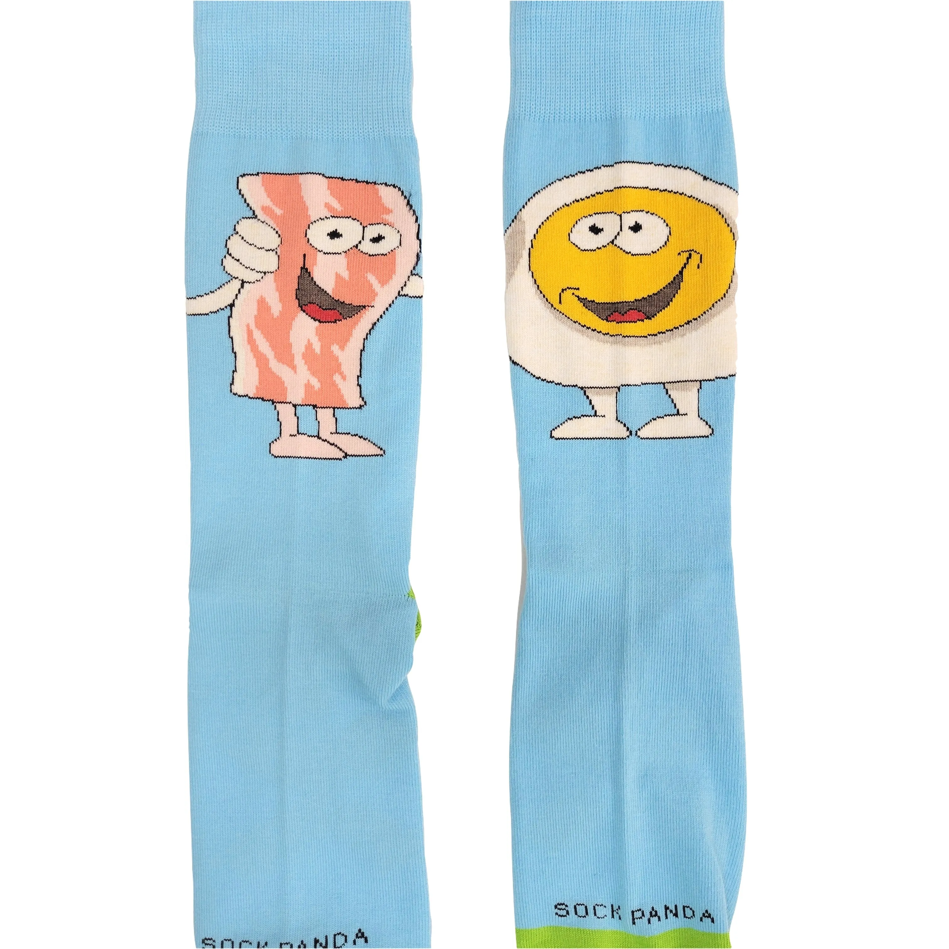 Bacon and Eggs - The Ultimate Partnership Sock (Left / Right) from the Sock Panda