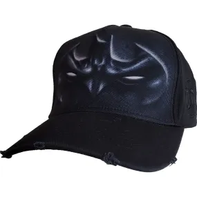 BATMAN EYES LOGO - Baseball Caps Distressed with Metal Clasp