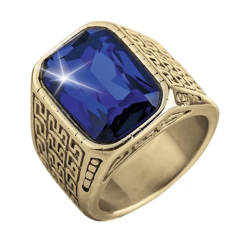 Blue Knight Ring