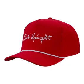 Bob Knight Signature Crimson Adjustable Hat