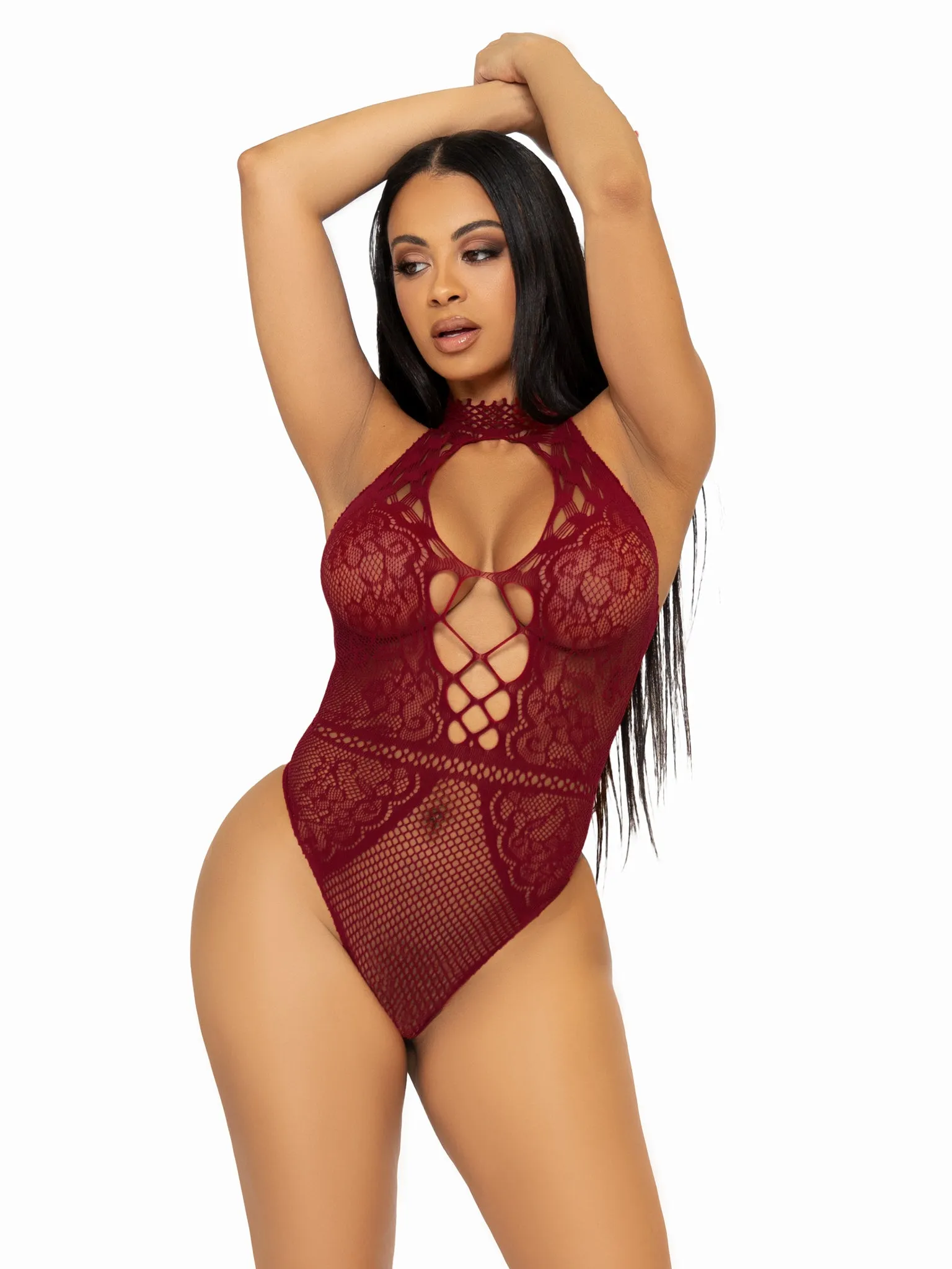 Bring The Heat Lace Bodysuit