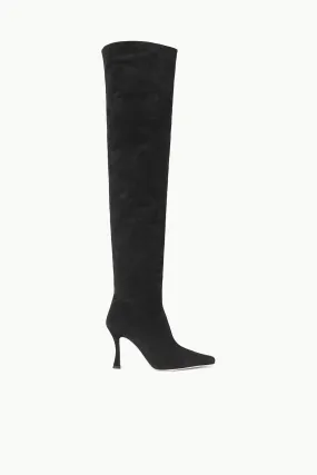 CAMI OVER THE KNEE BOOT | BLACK SUEDE