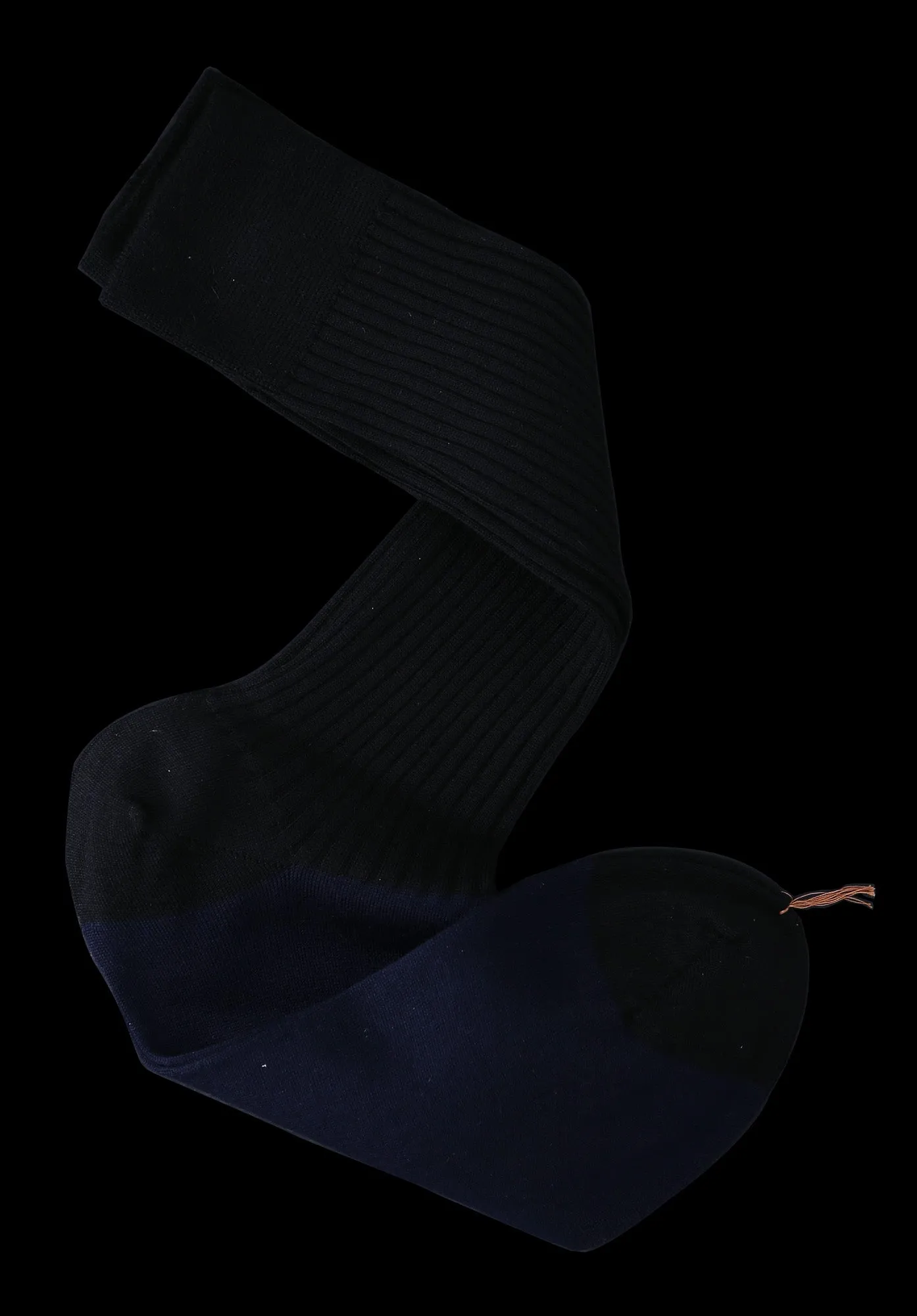 Cashmere   NZ Merino Color Block Mid-Calf