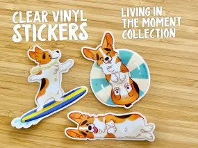 Clear Vinyl Stickers Living in the Moment Collection