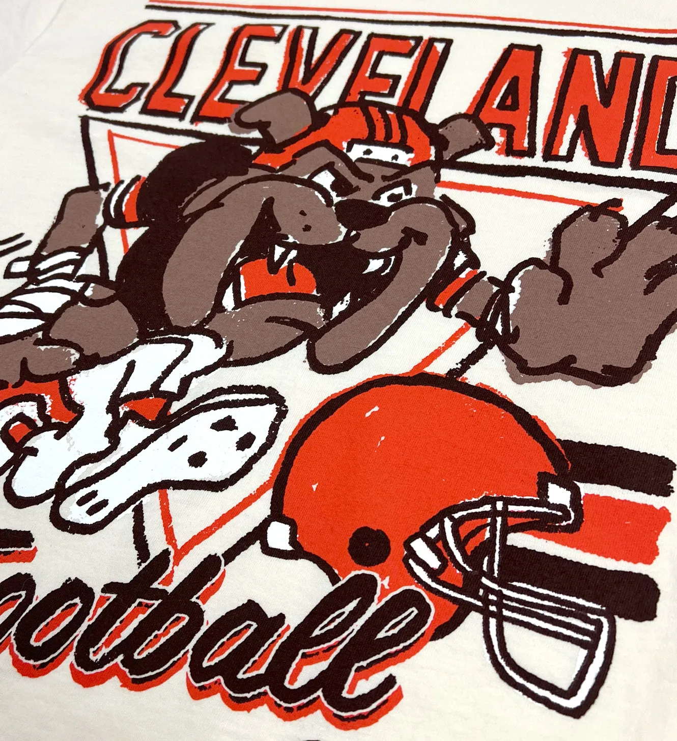 Cleveland Football Cartoon Dawg T Shirt