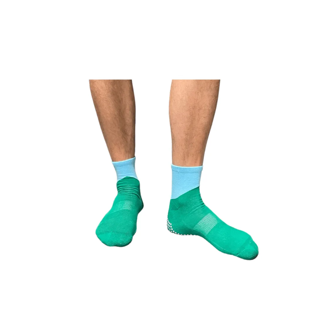 Colour Block Grippy Socks