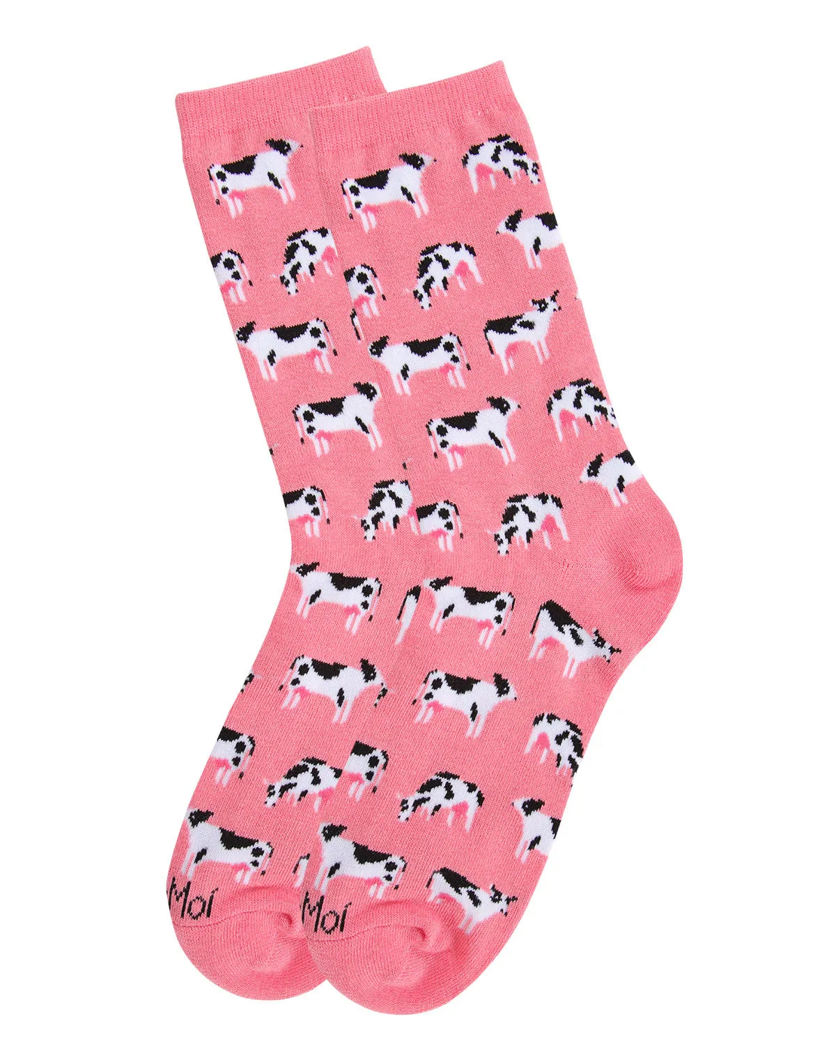 Cool Cows Bamboo Blend Crew Socks