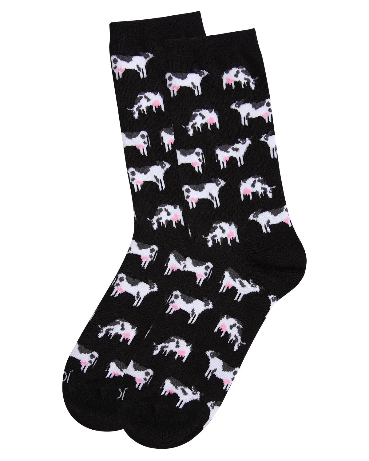 Cool Cows Bamboo Blend Crew Socks