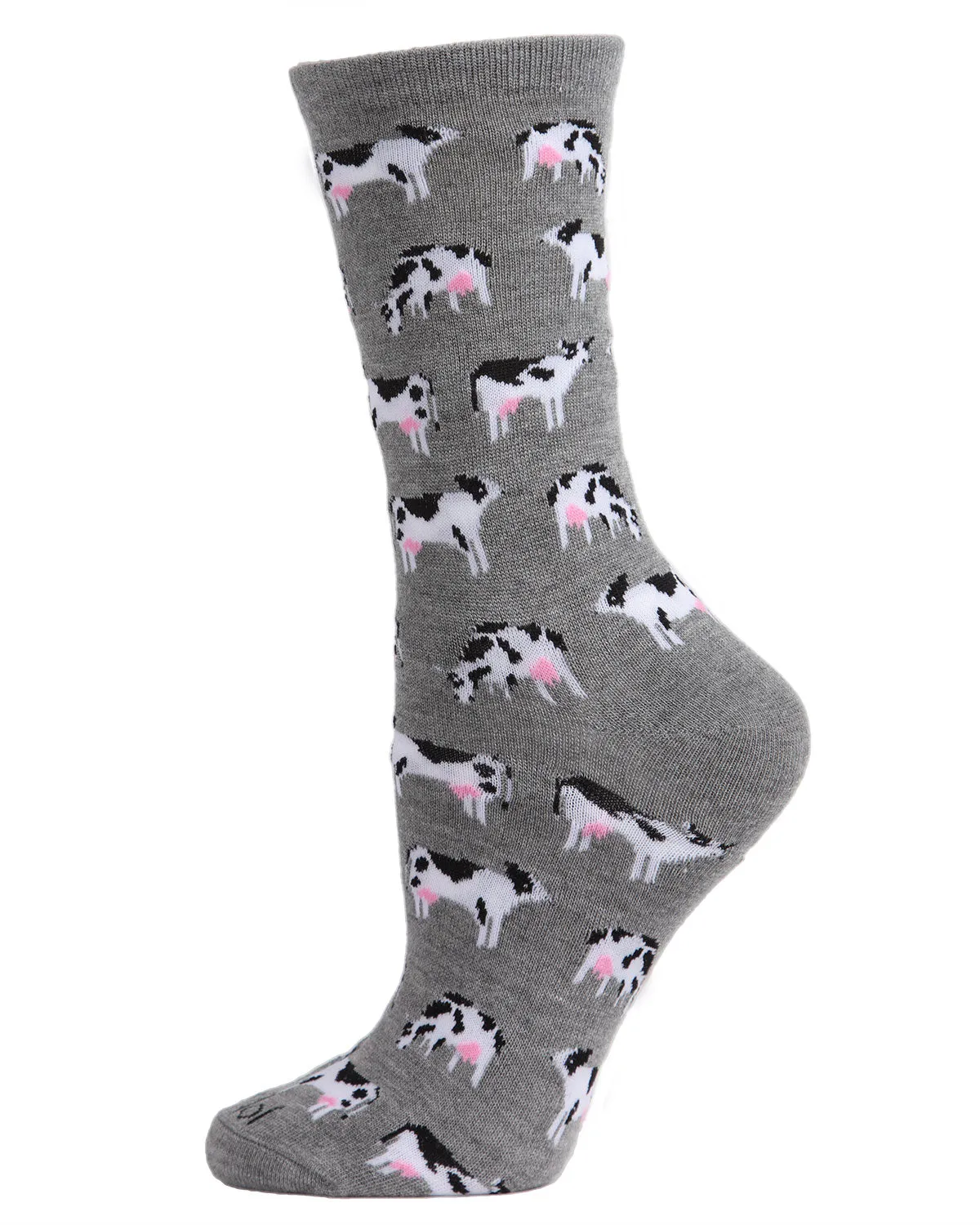 Cool Cows Bamboo Blend Crew Socks