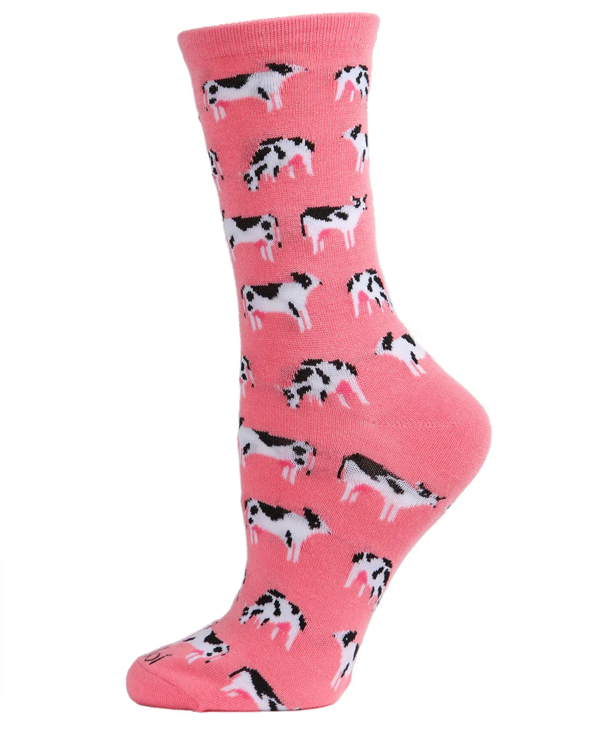 Cool Cows Bamboo Blend Crew Socks