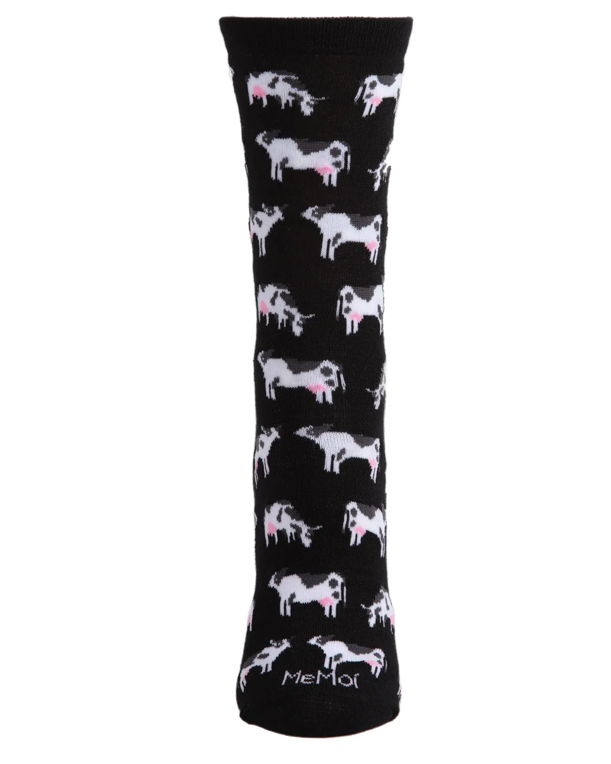 Cool Cows Bamboo Blend Crew Socks