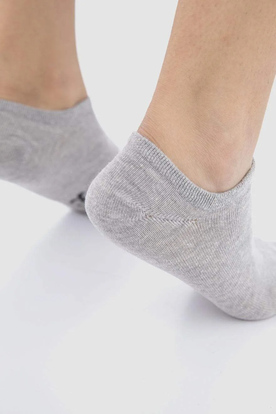 Cotton Ankle Socks - 3 Pairs