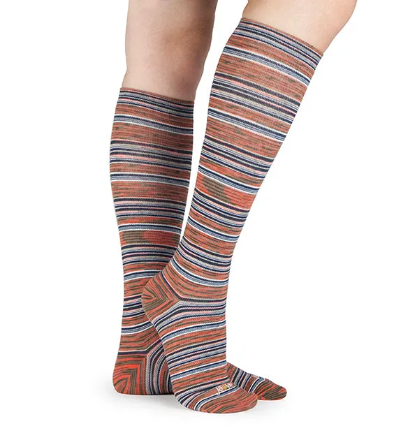 Cotton Everyday Compression Socks (15-20mmHg) - Feedstripes - 3 Pack