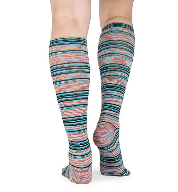 Cotton Everyday Compression Socks (15-20mmHg) - Feedstripes - 3 Pack