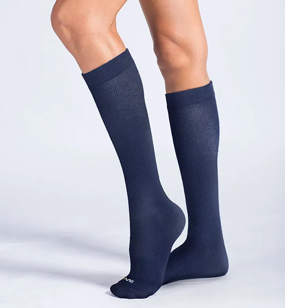 Cotton Everyday Compression Socks (15-20mmHg) - SpaceDye- 6 Pack