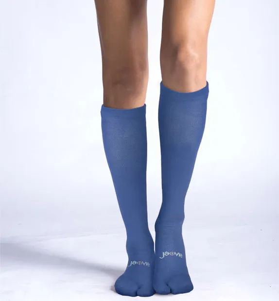 Cotton Everyday Split Toe Socks (15-20mmHg) - Solids