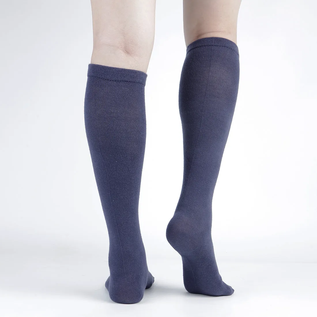 Cotton Everyday Split Toe Socks (15-20mmHg) - Solids