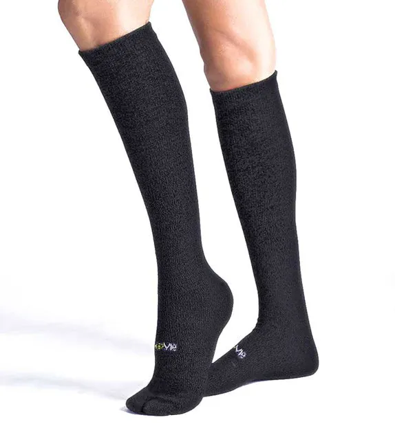 Cotton Everyday Split Toe Socks (15-20mmHg) - Solids