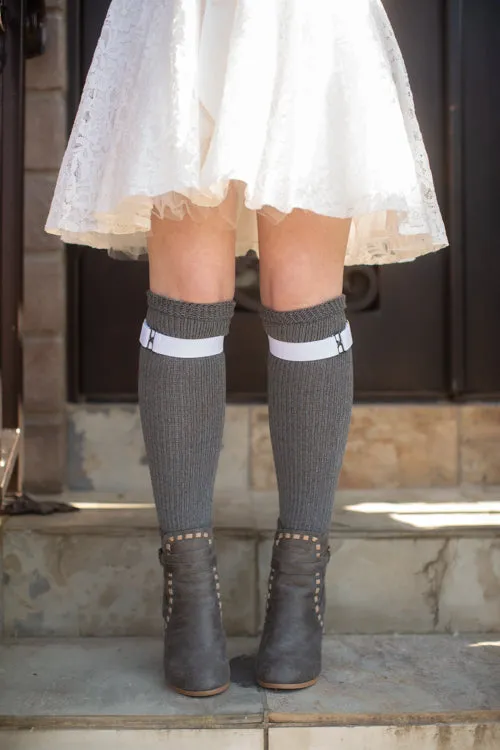 Cuffable Scrunchable Knee High Socks