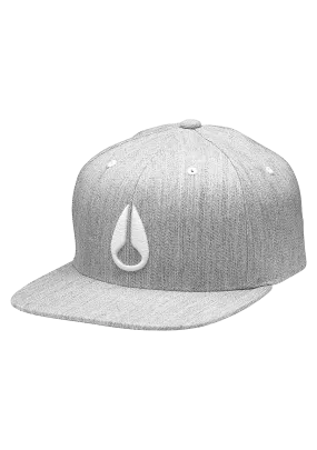 Deep Down Flexfit Athletic Fit Hat - Heather Gray / White