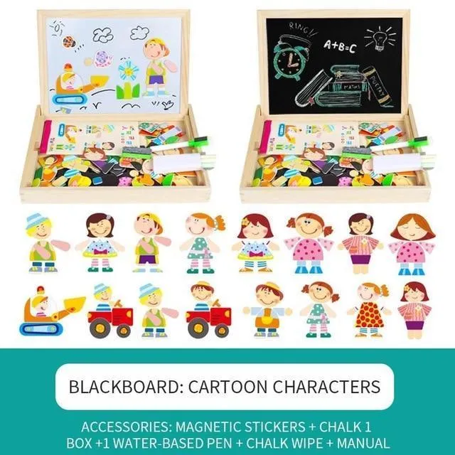 Dress Up & Learn - 3D Magnetic Puzzle Set