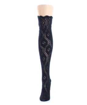 Droop Loop Chunky Knit Over The Knee Socks