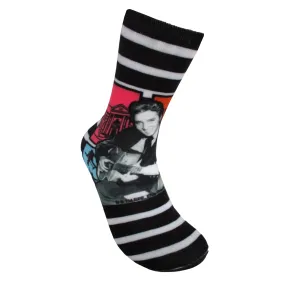 Elvis With Guitar Sublimated Socks