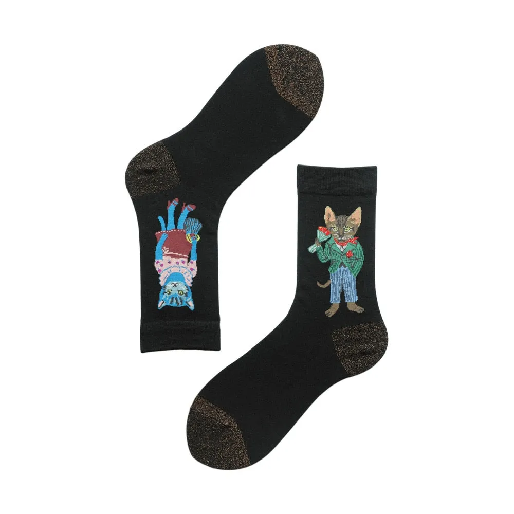 Fairytales- the Woodland Fairy Tale Animal Embroidered Sock Collection 21 Styles