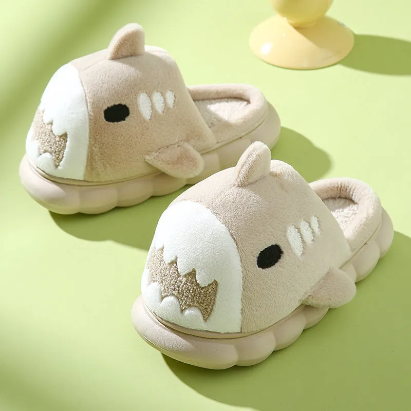 Fashion Thick Bottom Non-slip Plush Cotton Slippers