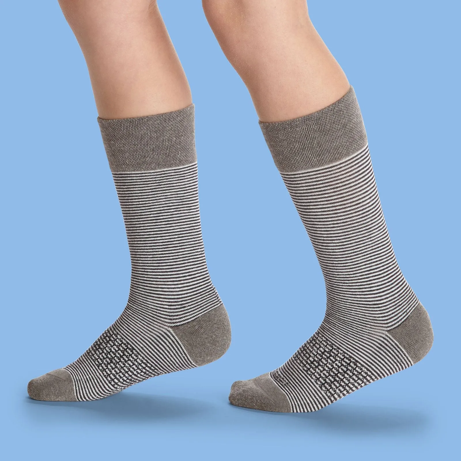 Father-Youth Dress Calf Sock 8-Pack