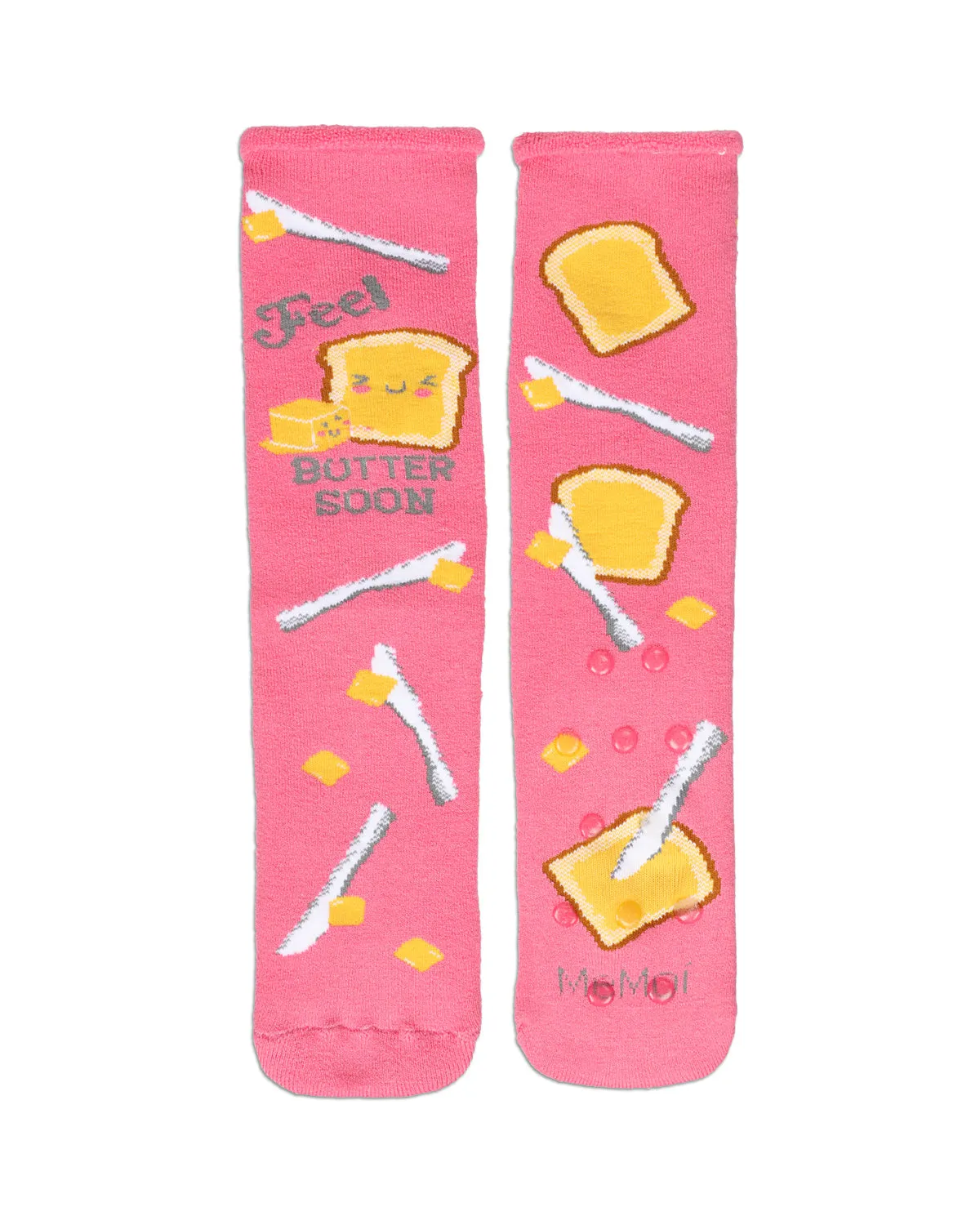 Feel Butter Soon Greeting Card Crew Socks