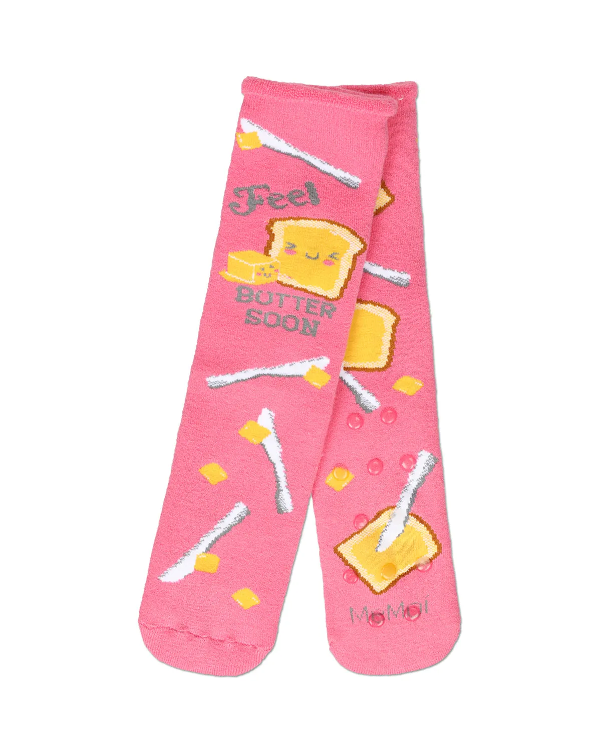 Feel Butter Soon Greeting Card Crew Socks