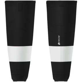 Firstar Stadium Pro Hockey Socks (Black/White)