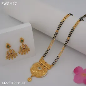 Freemen 1gm AD U cut mangalsutra for women - FWGM77