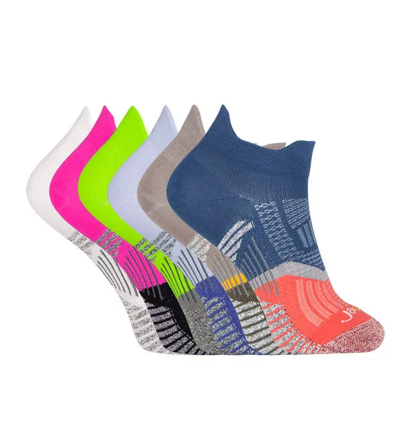 Grip Performance Compression Socks - Solids - 6 Pack