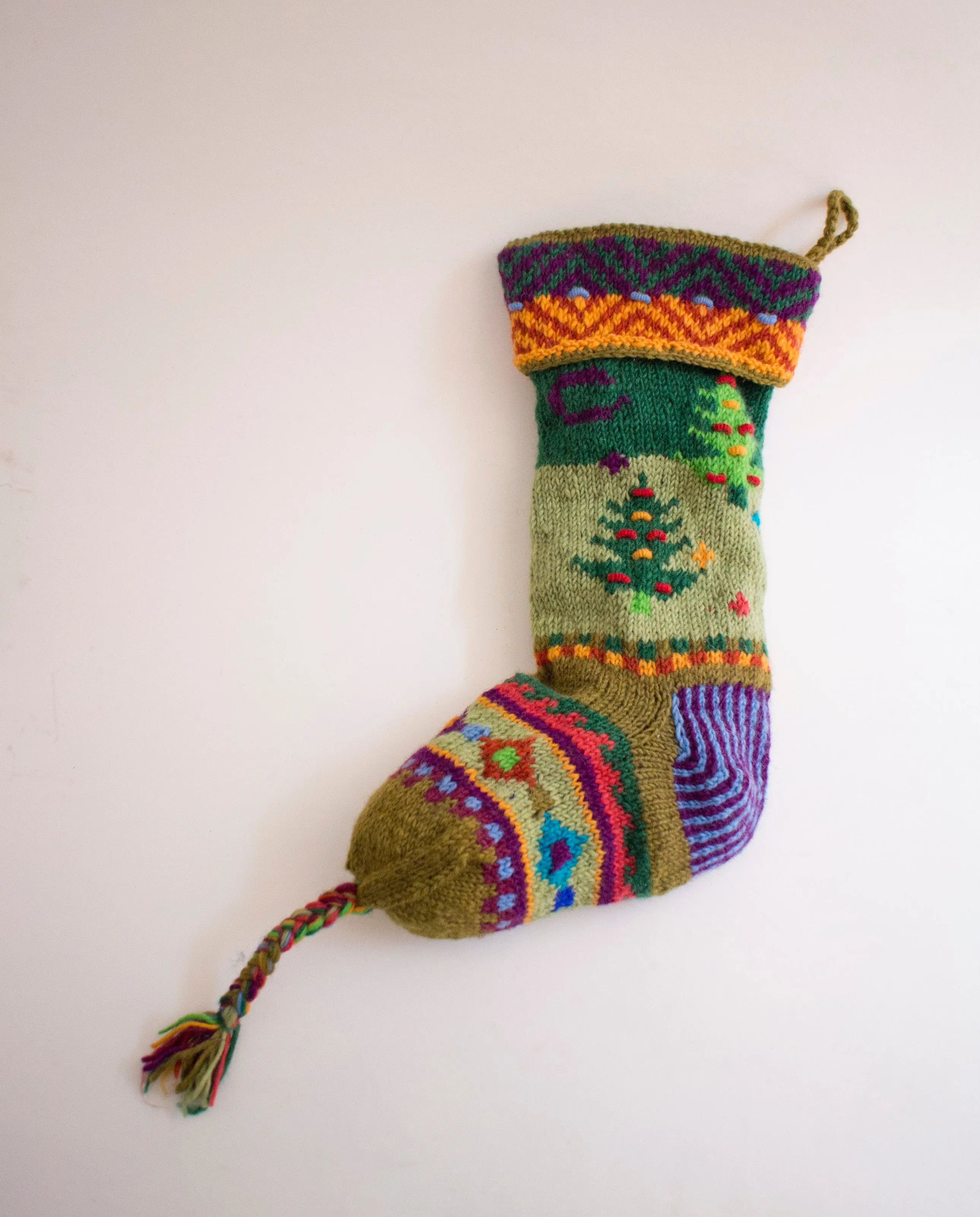 Hand Knit Old World Stockings - All