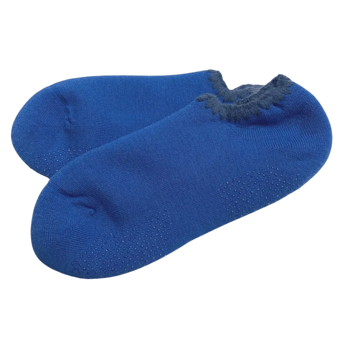 Handcrafted Slipper Socks | Wool with Grips | Large