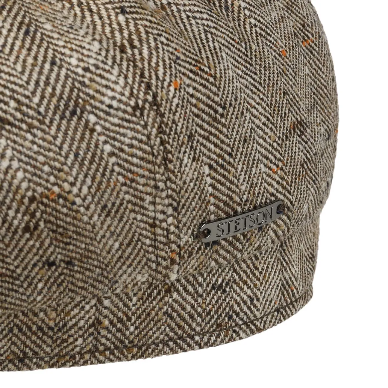 Hatteras Tweed Herringbone Newsboy by Stetson