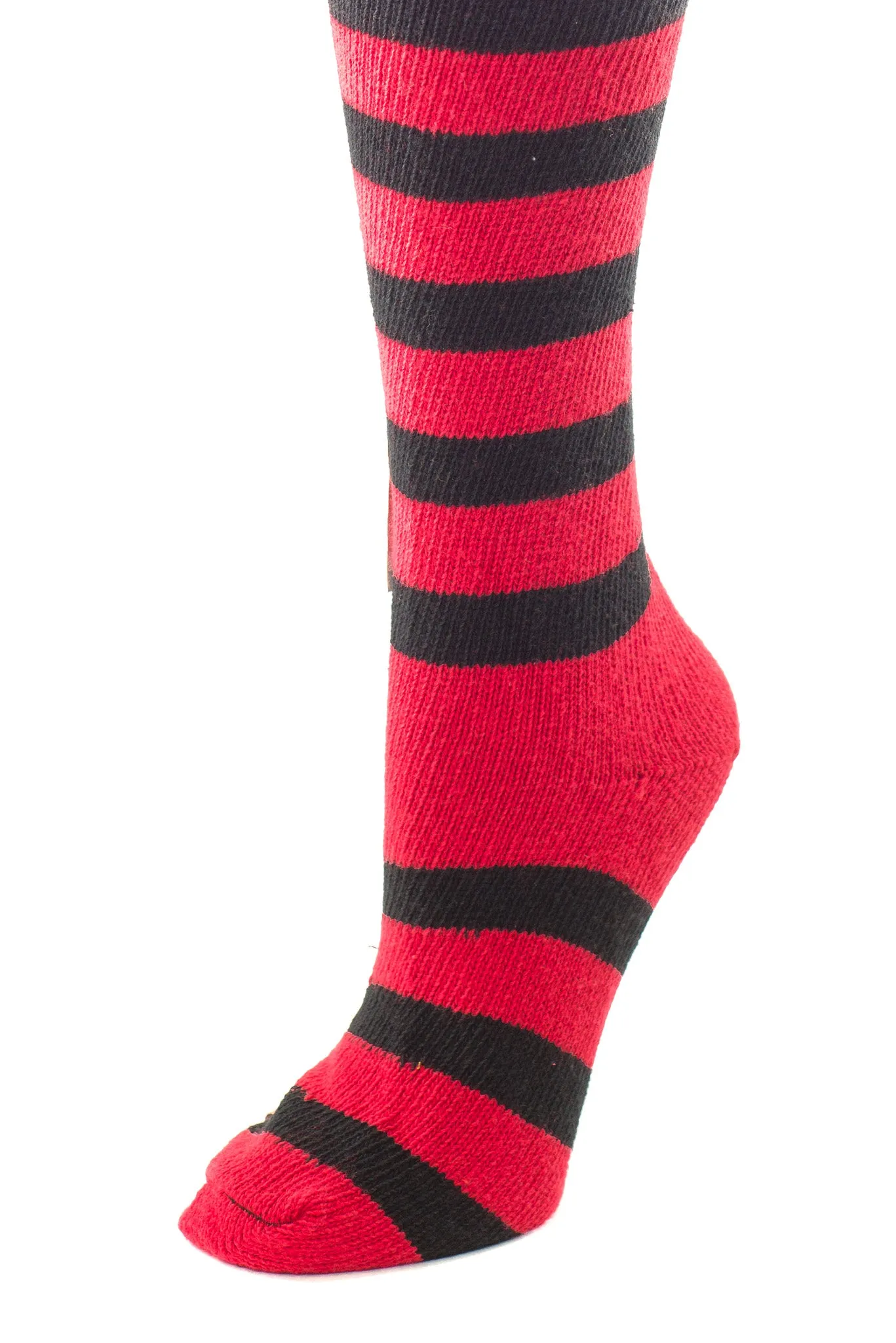 Heavyweight Horizontal Striped Cotton Stockings